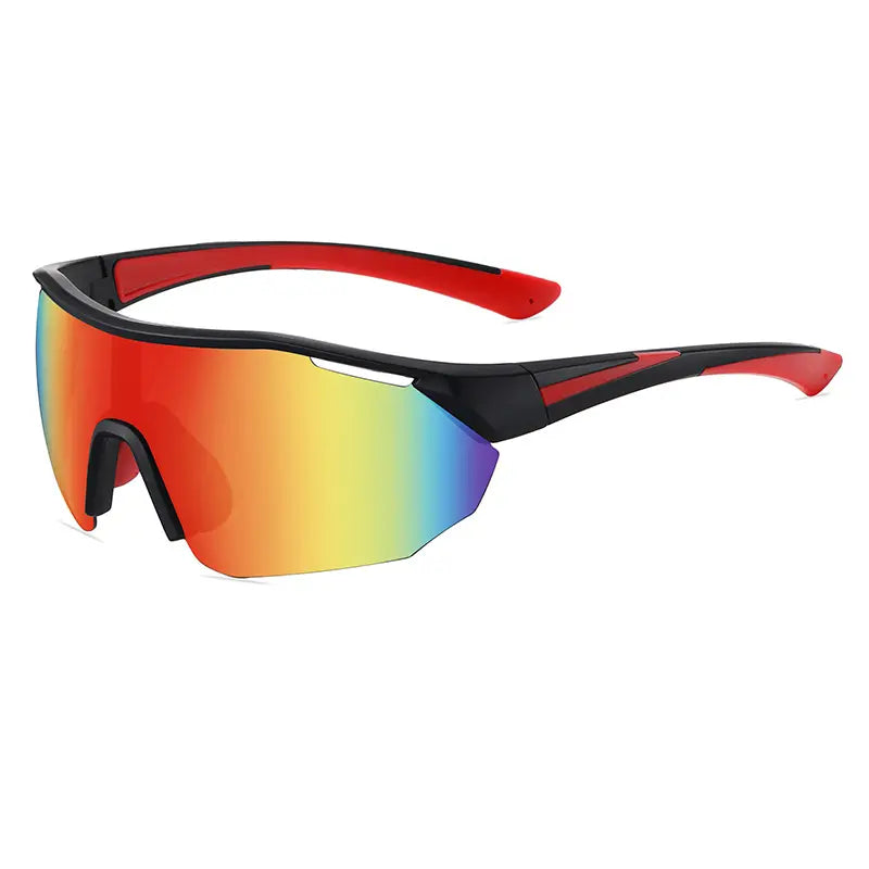 Half-Rim Polarized Sporty Sunglasses