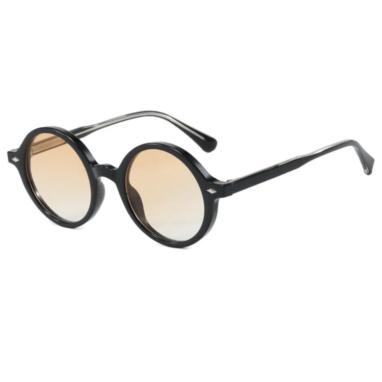 Flynn Unisex Classic Retro Round UV400 Sunglasses