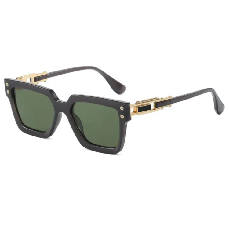 Ryder Retro Square Frame  Unisex UV400 Sunglasses