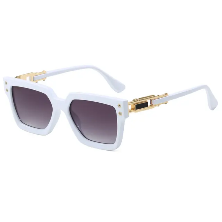 Ryder Retro Square Frame  Unisex UV400 Sunglasses