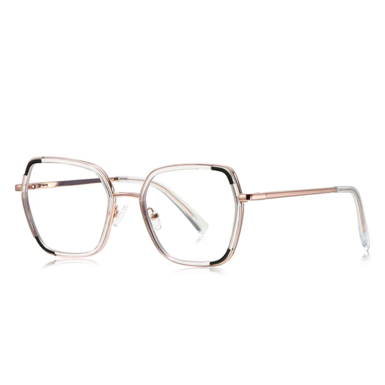 Rho Women's Oversized Square Frame Anti Blue Light Blocking Glasses