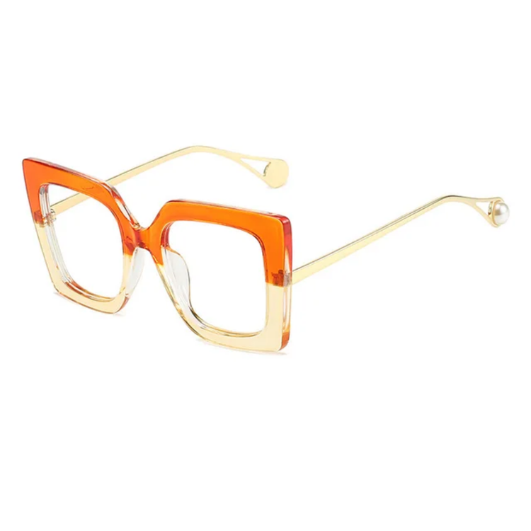 Nina Women's Oversized Square Frame Anti Blue Light  Glasses