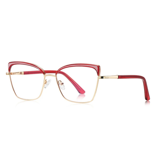 Penny Women's Retro Anti-Blue Light Blocking Cat-Eye Glasses