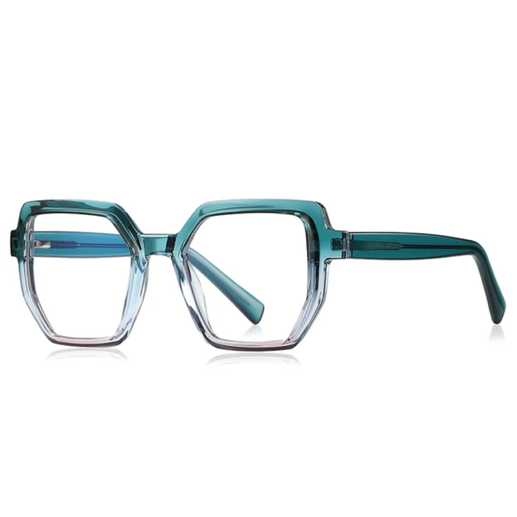 Milan Women's Oversized Square Frame Anti-Blue Light Glasses