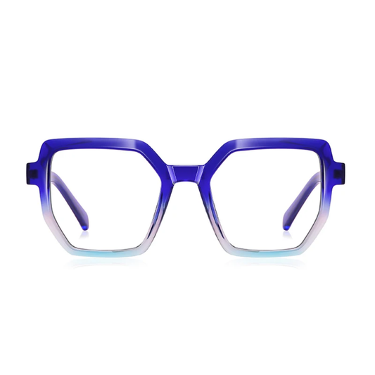 Milan Women's Oversized Square Frame Anti-Blue Light Glasses