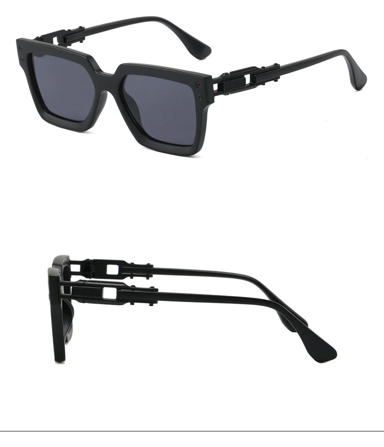 Ryder Retro Square Frame  Unisex UV400 Sunglasses